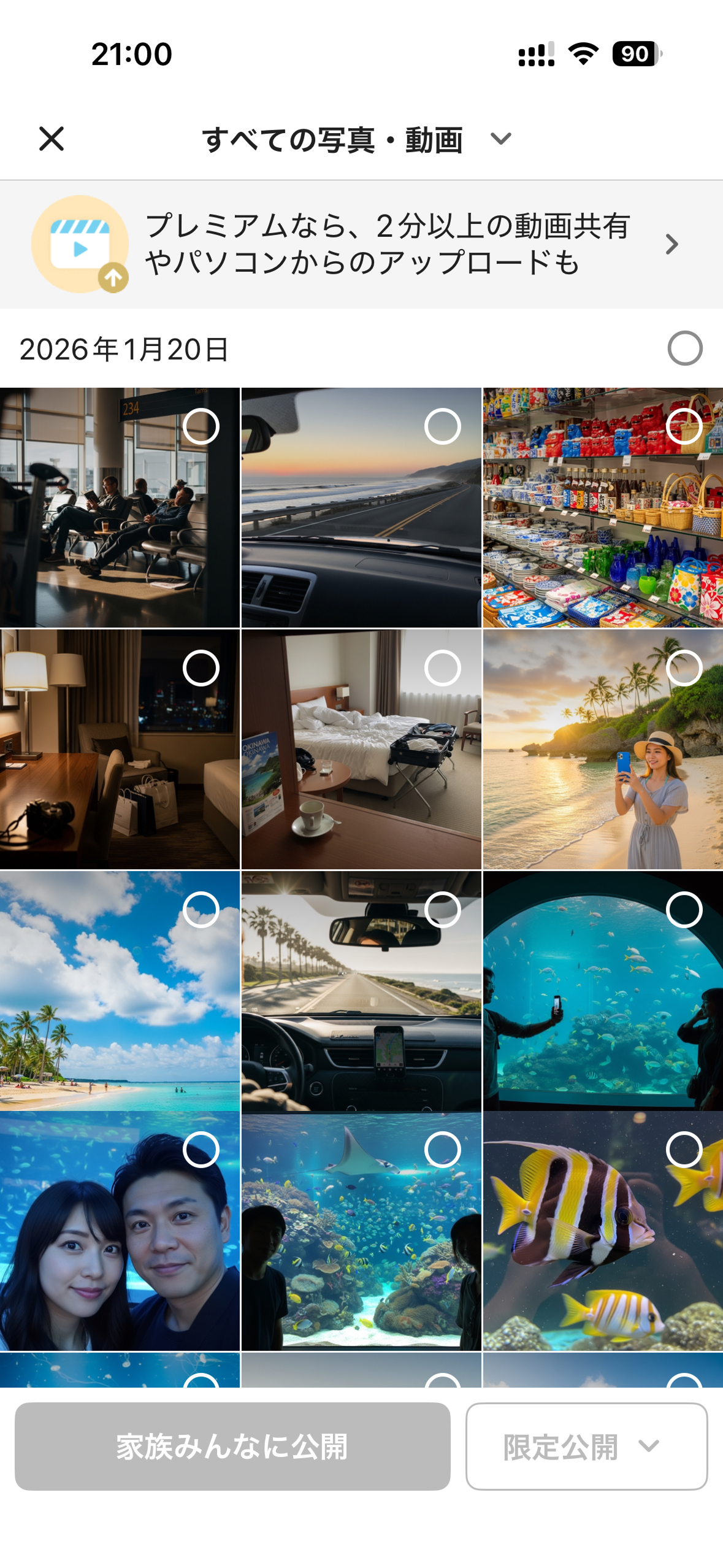 みてね写真追加